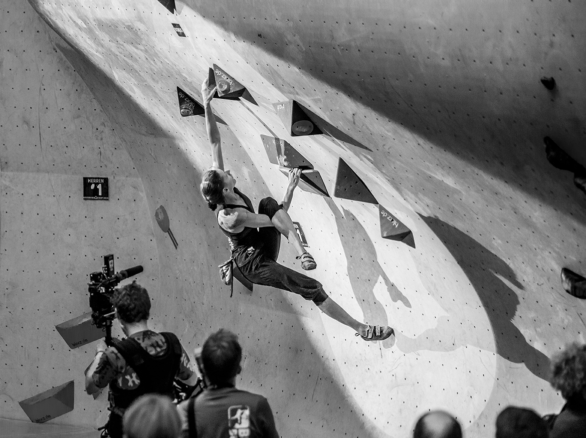 Finale Boulder Bundesliga mit Andi Fichtner